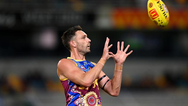 BRISBANE, AUSTRALIA - MAY 20: Jack Gunston of the Lions in action during the round 10 AFL match between Brisbane Lions and Gold Coast Suns at The Gabba, on May 20, 2023, in Brisbane, Australia. (Photo by Albert Perez/AFL Photos via Getty Images)