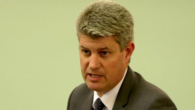 Racing Minister Stirling Hinchliffe slammed the Eagle Farm delays. Picture: Steve Pohlner