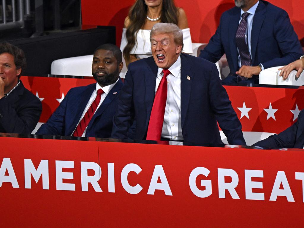 Trump has been in fine form at the convention. Photo: AFP.