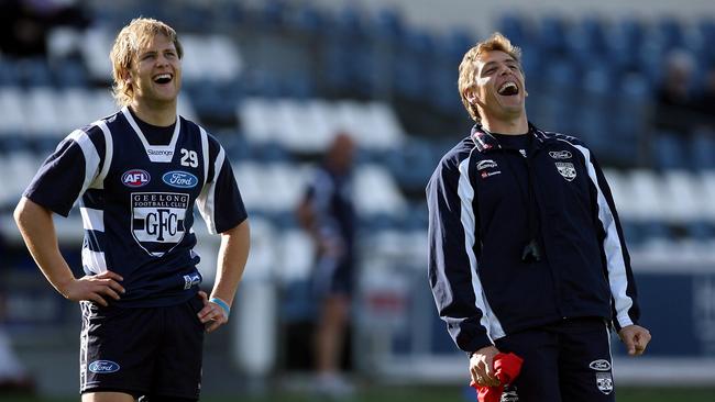 Ablett Jnr and Mark Thompson in 2006.