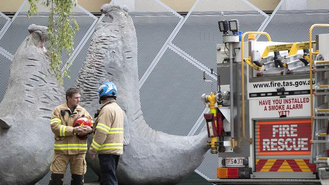 TFS in attendance at UTAS Sandy Bay Campus. Picture Chris Kidd