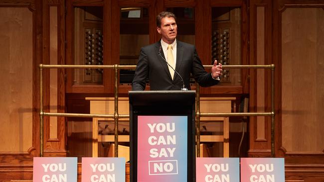 Cory Bernardi has suggested denying any vote in parliament. Picture: AAP Image/MATT LOXTON.