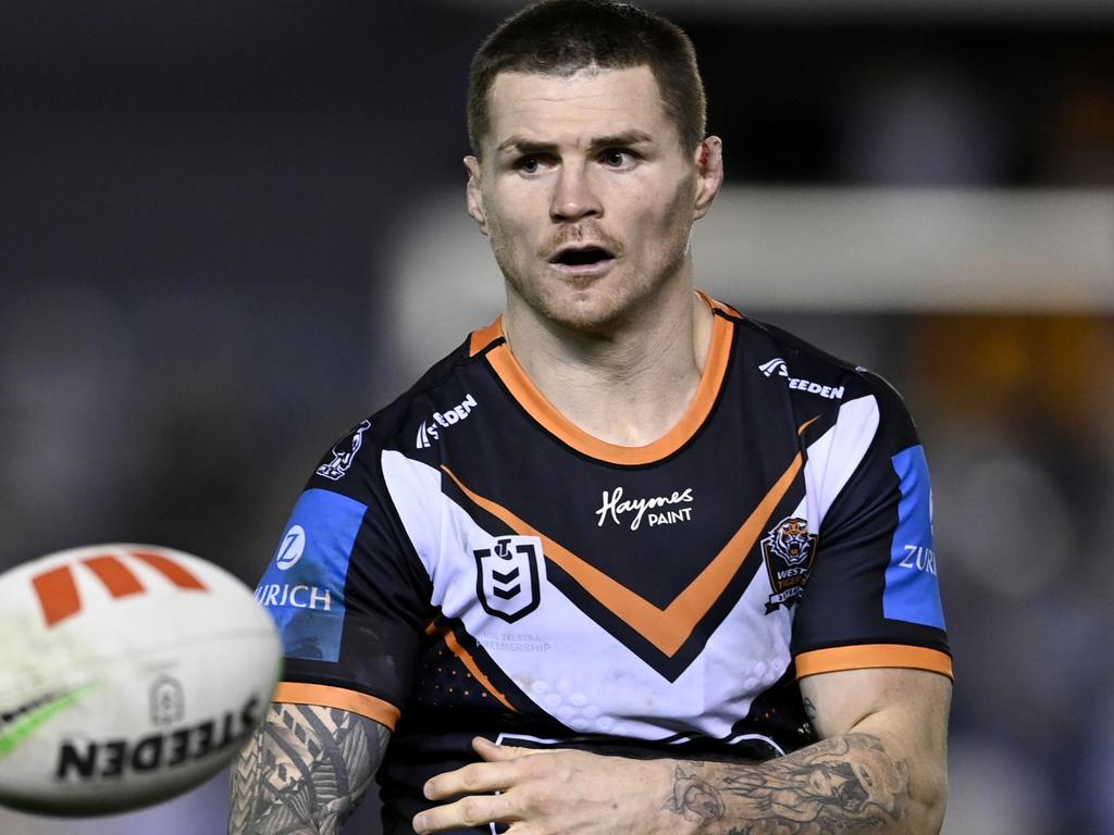 John Bateman. NRL R19 Cronulla Sharks V Wests Tigers at PointsBet Stadium. Picture: NRL Photos/Gregg Porteous