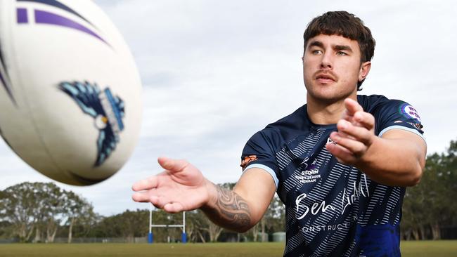 Rising Sunshine Coast rugby league talent Zac Garton. Picture: Patrick Woods.