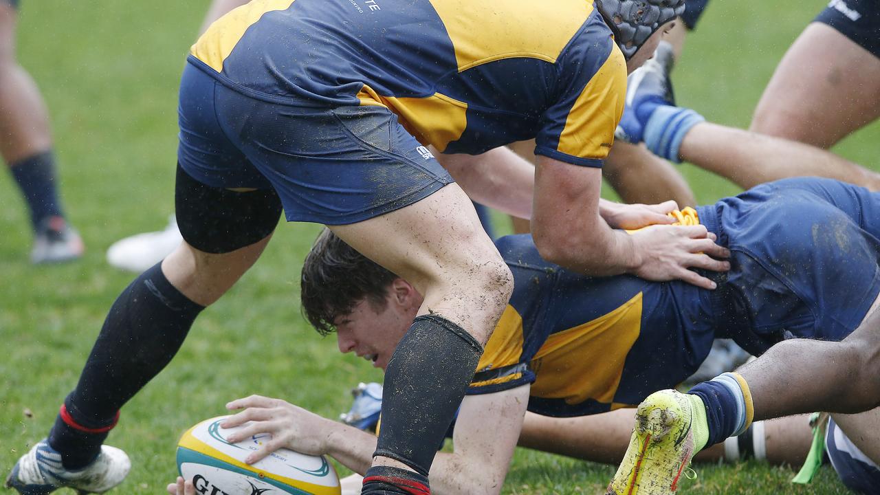 ACT's Tom Hayes gets the ball away in a match against NSW Juniors last year.