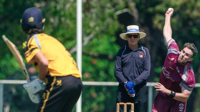 Nightcliff taking on Palmerston at Nightcliff Oval during the 2022 season. Picture: Glenn Campbell