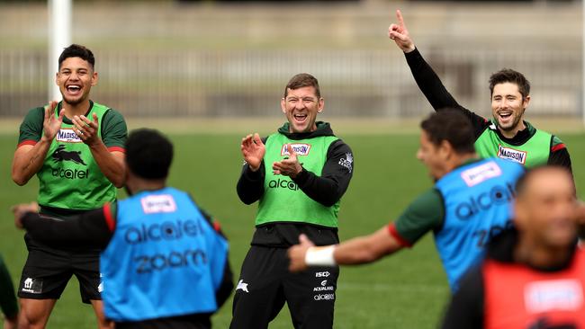 Demetriou is loving life with the Rabbitohs.