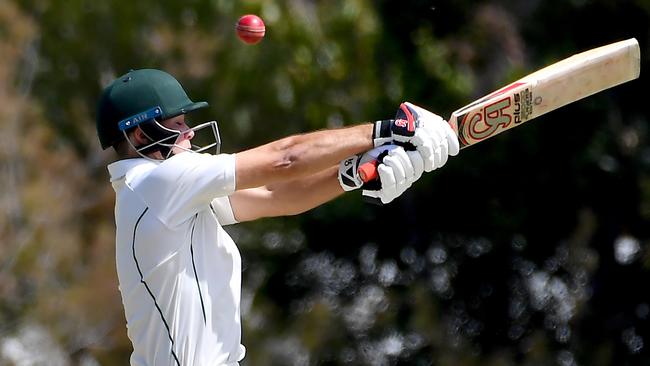 Wynnum Manly batsman Corey Hunter Picture, John Gass