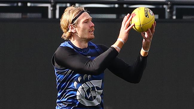 Tom Stewart’s foot injury was a huge blow for Geelong and KFC SuperCoach. Picture: Alison Wynd