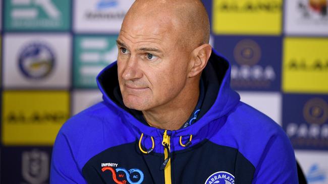 Eels coach Brad Arthur. AAP Image/Dan Himbrechts.