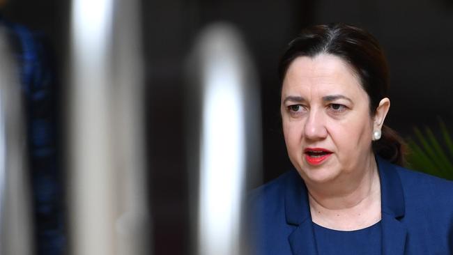 Premier Annastacia Palaszczuk has frustrated tourism operators with her hard line stance on the border. Picture: AAP