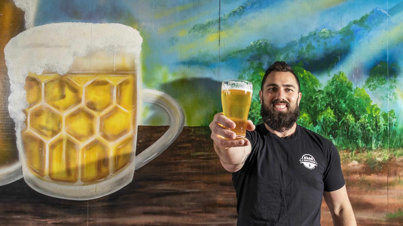HERE’S CHEERS: Toowoomba’s 4 Brothers Brewery are celebrating their fourth birthday this weekend. Here’s the full pour on all the plans. Managing director, Adrian Cubit, said after a difficult year, a successful business is something to celebrate. Picture: Mark Cranitch