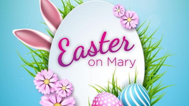 Easter on Mary will take place in the Gympie Town Centre from 5-9pm on Wednesday, March 31.