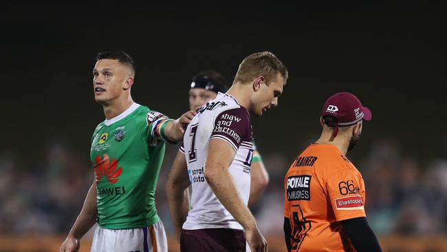 Manly have struggled with injury and suspension in 2020 and need a win after three straight losses. Picture: Brett Costello.