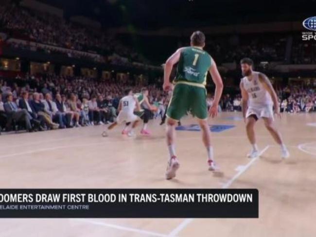 Boomers claim first Trans-Tasman clash