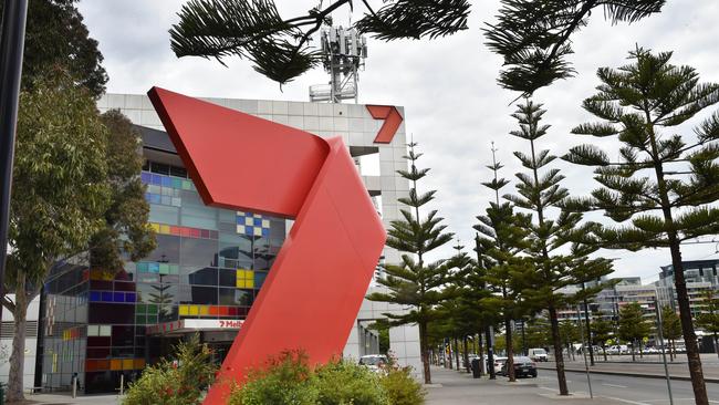 MELBOURNE, AUSTRALIA - NewsWire Photos OCTOBER 18TH, 2021: Exterior of Channel Seven, Docklands, Melbourne. Seven West Kerry Stokes-backed media firm Seven West is taking global convenience chain 7-Eleven to court to try to prevent the company from using 'SEVEN' branding. Picture : NCA NewsWire / Nicki Connolly