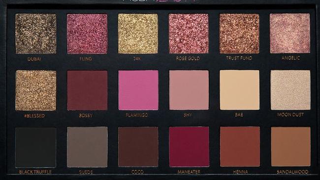 The Huda Beauty Textured Palette in Rose Gold was a popular buy at Sephora this year.