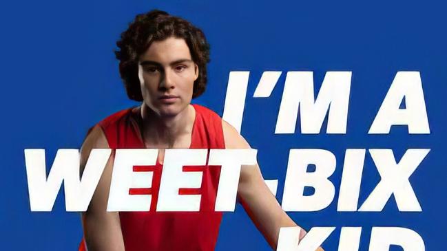 A Weet-Bix promotion featuring Josh Giddey.