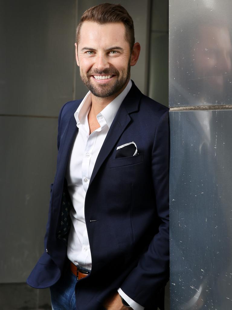 Dan MacPherson posing up ahead of the GQ Man of the Year awards. Picture- Nicole Cleary