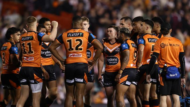 Wests Tigers players suffer another loss. Photo by Jason McCawley/Getty Images.