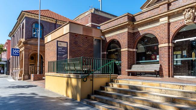 Nathan Plain, 31, of Mona Vale, was in Manly Local Court on Thursday facing a string of charges over an early morning police pursuit that left an officer injured. Picture: Monique Harmer