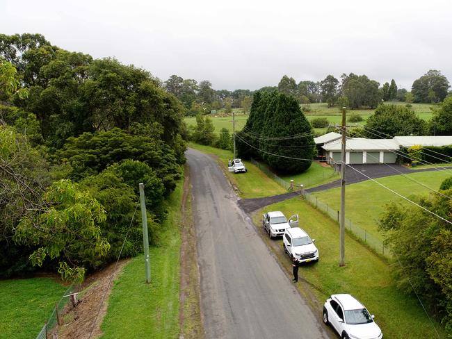 SYDNEY, AUSTRALIA - NewsWire Photos JANUARY 30, 2025: Derriwong Road in Dural near where a caravan was found that apparently contained explosives and antisemitic material.Picture: NewsWire / Damian Shaw