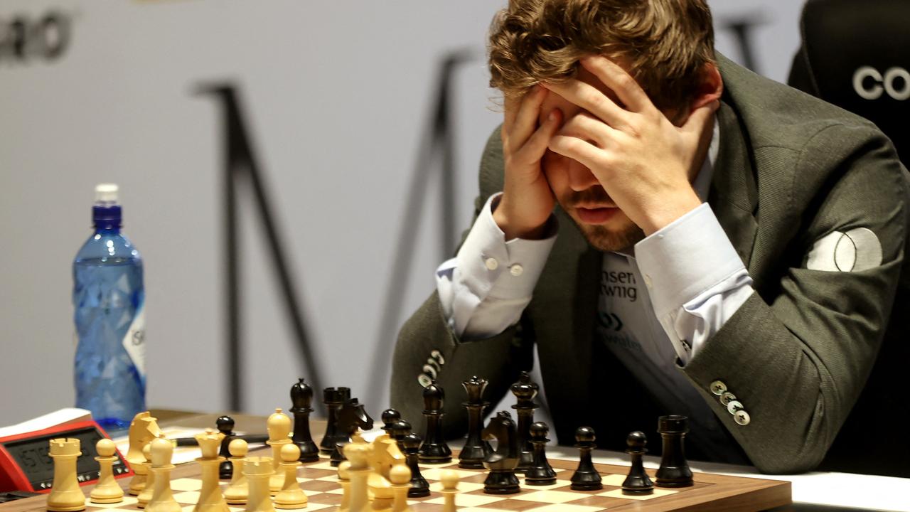 Carlsen vs Niemann english By FEICKE, Sports Cartoon
