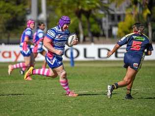 CHARGE: Past Brothers player Nicole Curtis runs down the field. She has been selected for the Bears. Picture: Brian Cassidy