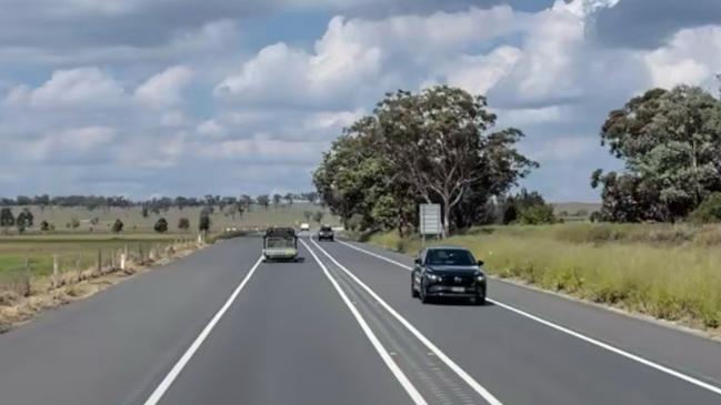 Holmes was arrested driving a car on the New England Highway at Whittingham while still disqualified. Picture: Google Maps.
