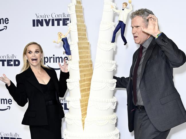 The pair posed on the red carpet ahead of the film’s screening in London this week. Picture: Gareth Cattermole/Getty Images