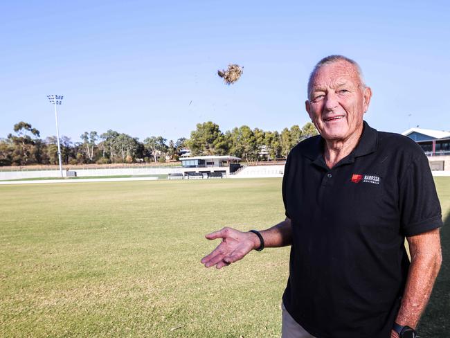 Barossa mayor Bim Lange at Barossa Park. Picture: Russell Millard Photography