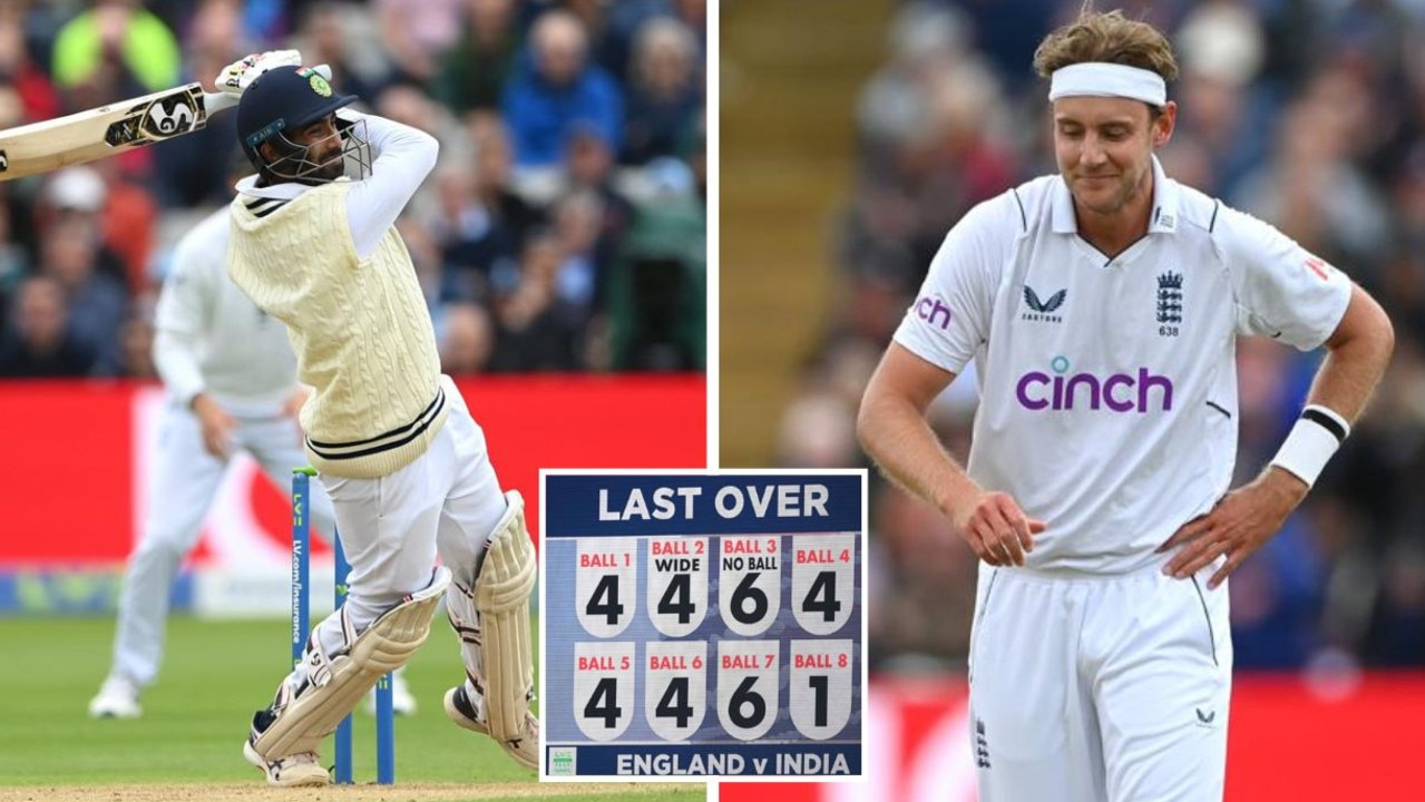 Stuart Broad created an unwanted world record when he conceded 35