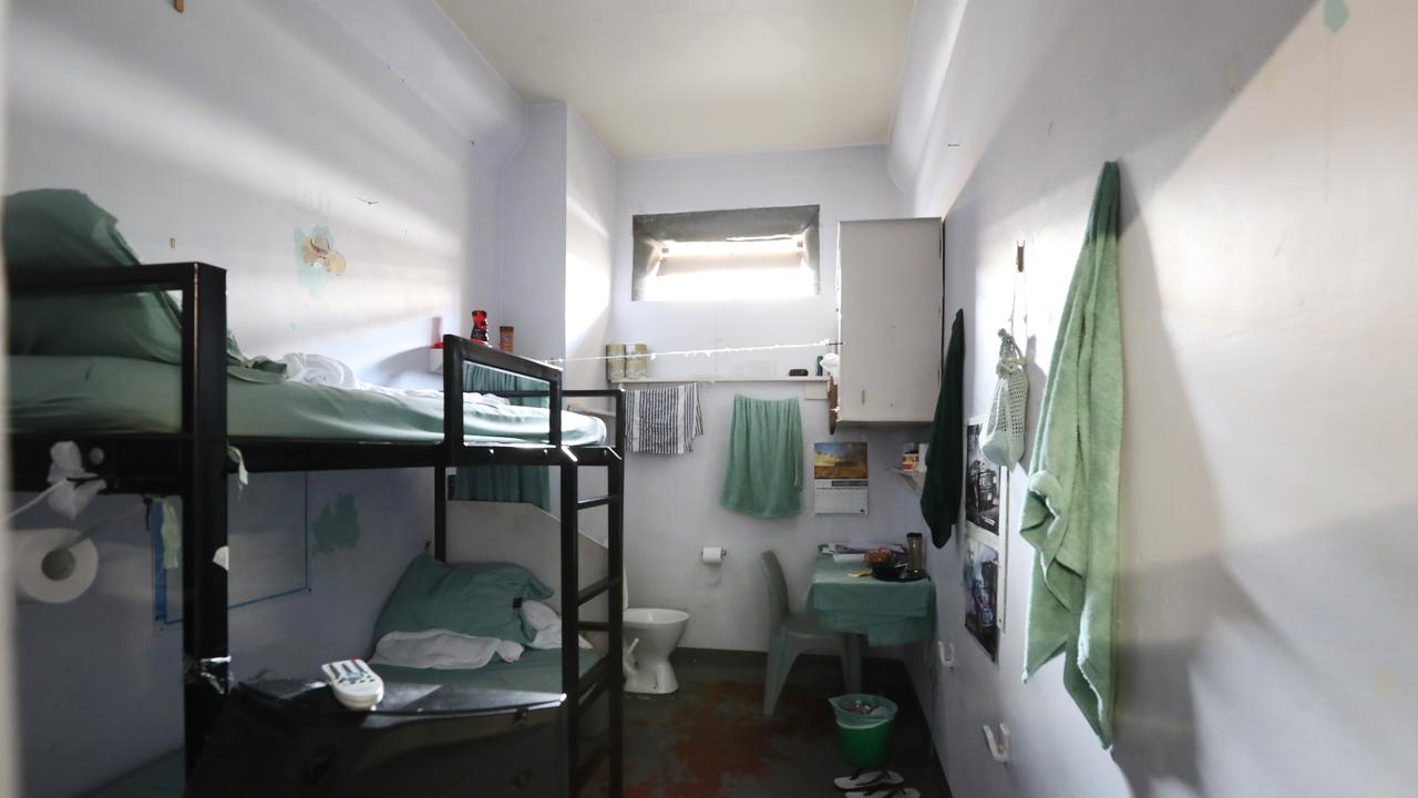 Inside one of the prison cells at Long Bay. Picture: Richard Dobson