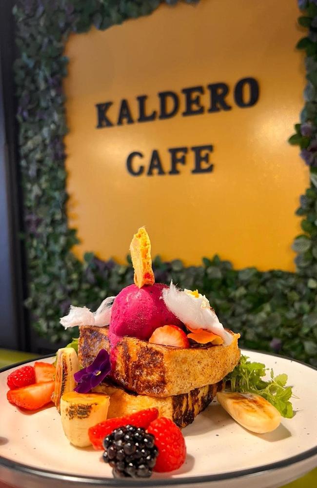 French toast from Kaldero cafe