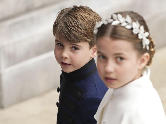 Princess Charlotte and Prince Louis. Picture: Getty Images