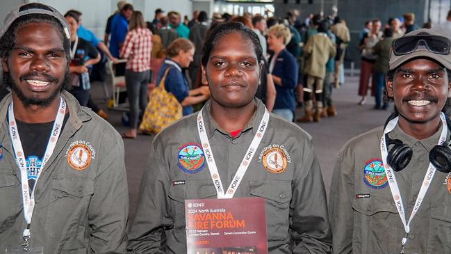 Ranger interns at Savannah Fire Forum. Picture: Learning on Country