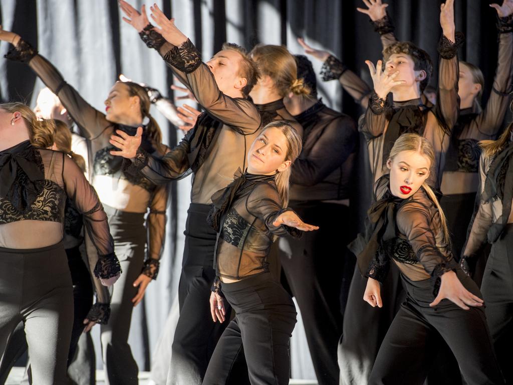 A-Live Performing Arts Centre dancers entertain visitors.