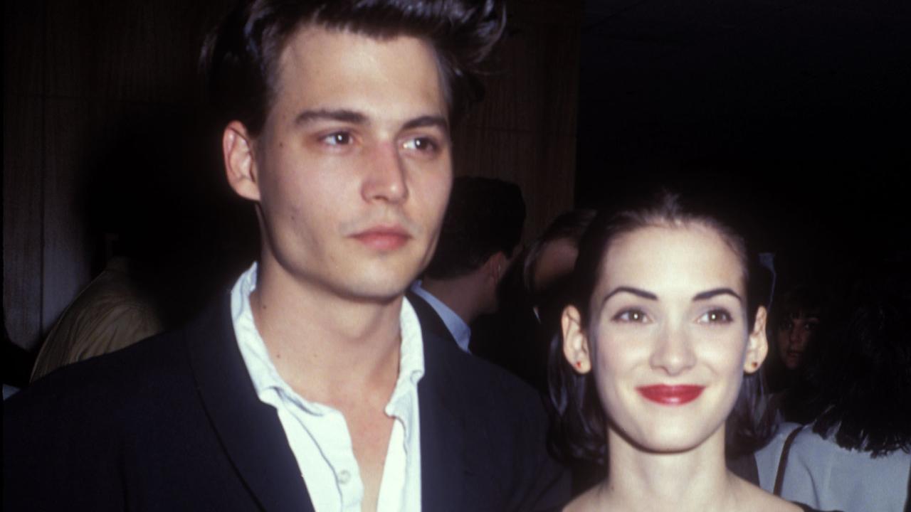 Depp and former girlfriend Winona Ryder in the early ’90s. Picture: Barry King/WireImage