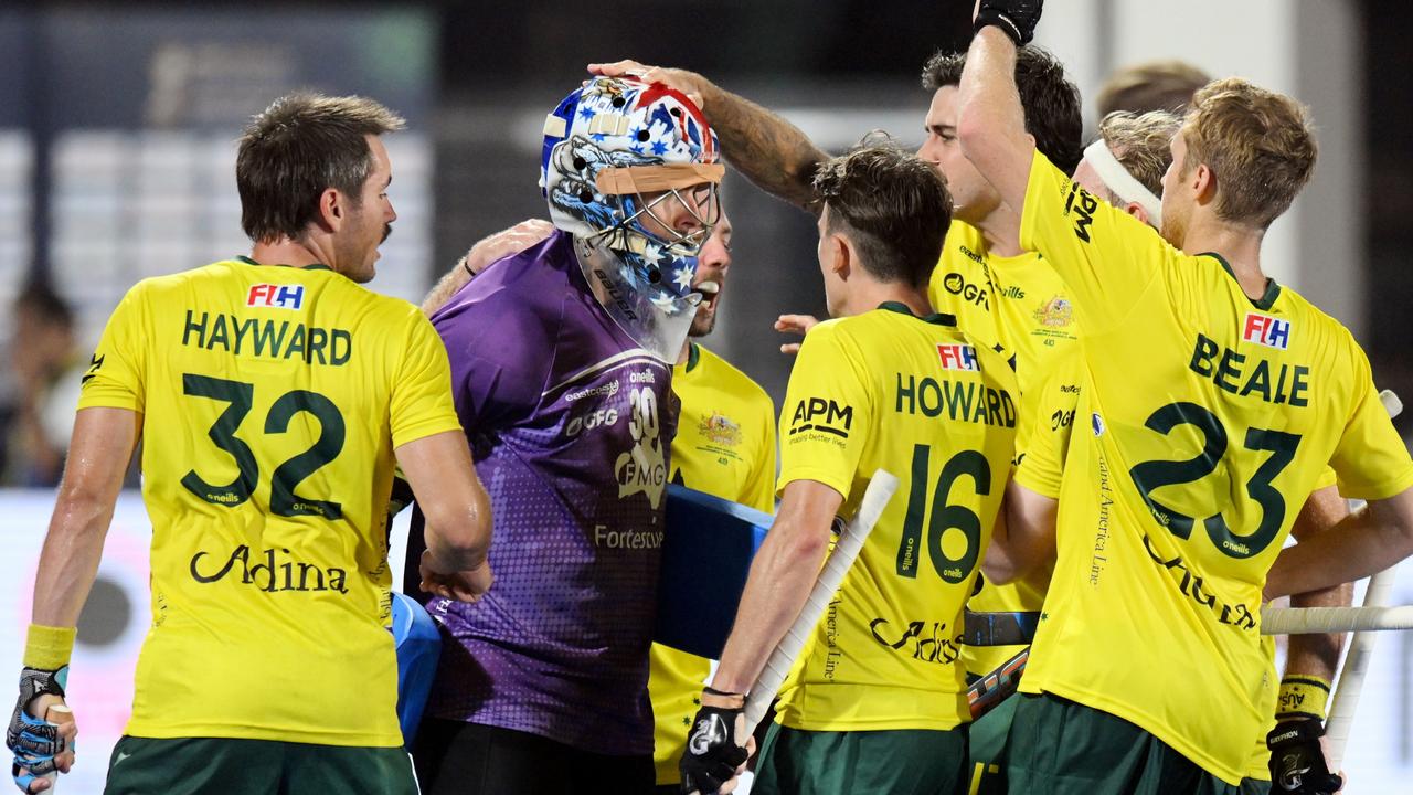 Goalkeeper Andrew Charter has been huge for the Kookaburras on and off the field. Picture: WorldSportPics/Frank Uijlenbroek