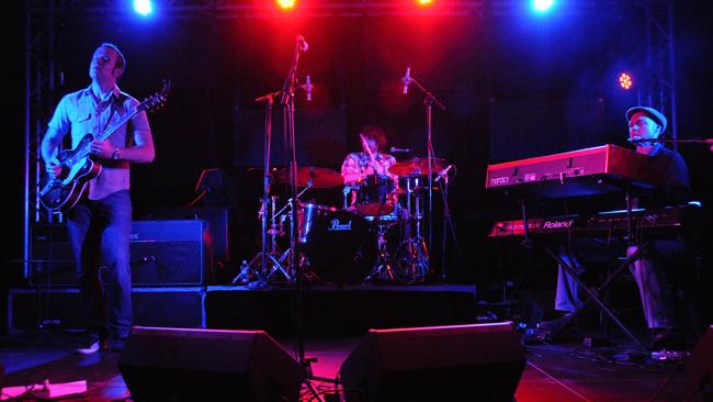 Pete Cornelius and the DeVilles perform to a sell-out crowd at the 2011 Agnes Water Blues and Roots Festival. Picture: Kerry Thomas/The Observer