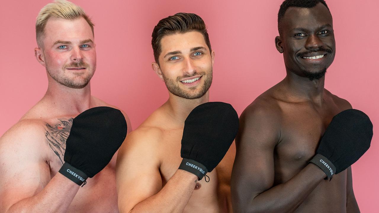 CheekyGlo are encouraging men to embrace the self care trend. Picture: Supplied