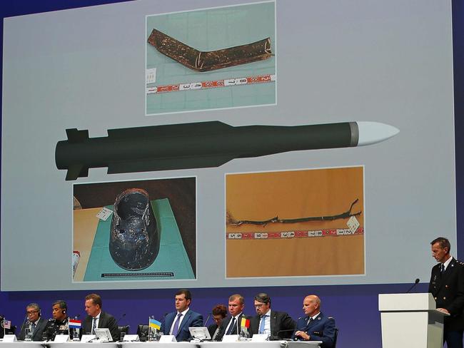 Investigators from the Joint Investigation Team (JIT) concluded that the Buk missile was launched near the Russian controlled village of Snizhne. Picture: AP/Peter Dejong