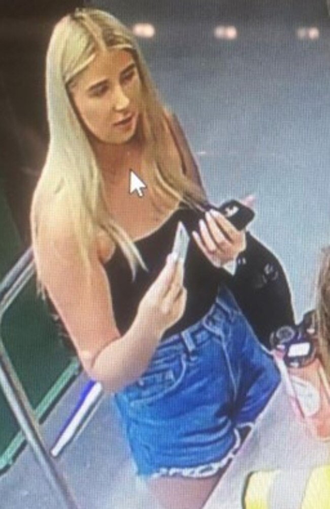 Police want to speak with this woman in relation to a stealing at Burleigh. Picture: Supplied