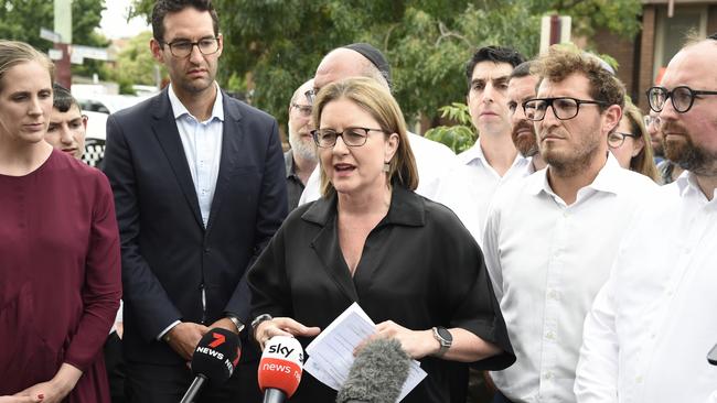 Victorian Premier Jacinta Allan described the attack as ‘awful’ and ‘evil’. Picture: NewsWire/Andrew Henshaw