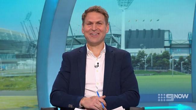 AFL commentator Kane Cornes has ditched Channel 9 for 7. Picture: Nine