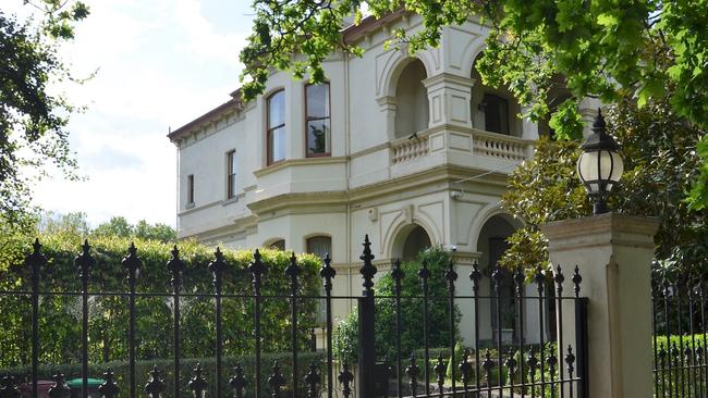 AFL boss Gil McLachlan's new Prahran mansion.