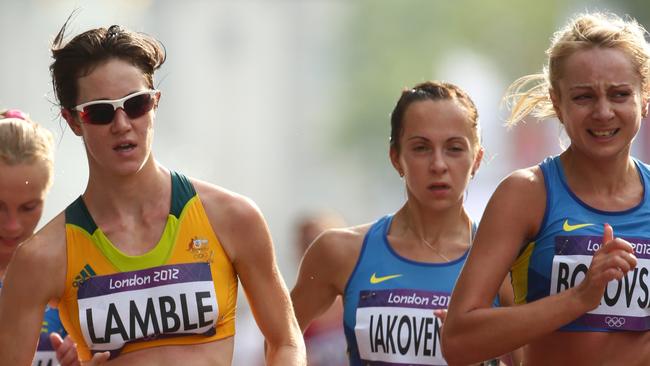Regan Lamble in action at the London Olympics in 2012.
