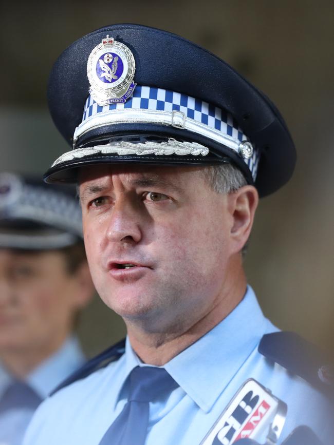 Assistant Commissioner Michael Willing revealed the breakthrough on Friday. Picture: John Grainger