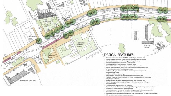 The counter-proposal drawn up by The Paddington Society.