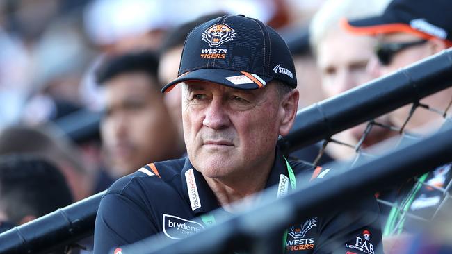 Tim Sheens’ mind games are disrupting the Tigers. Picture: Getty